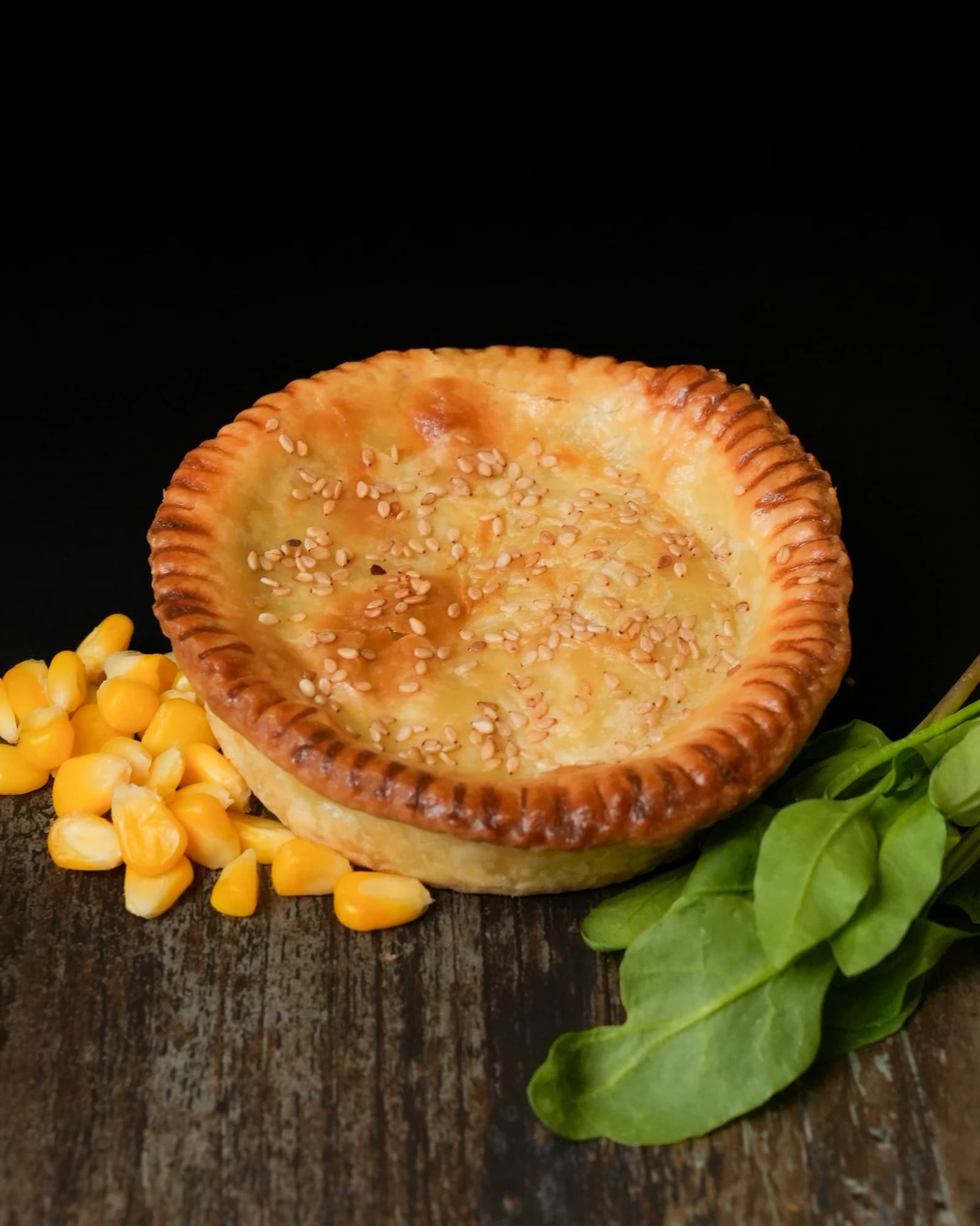 Spinach Corn Pie